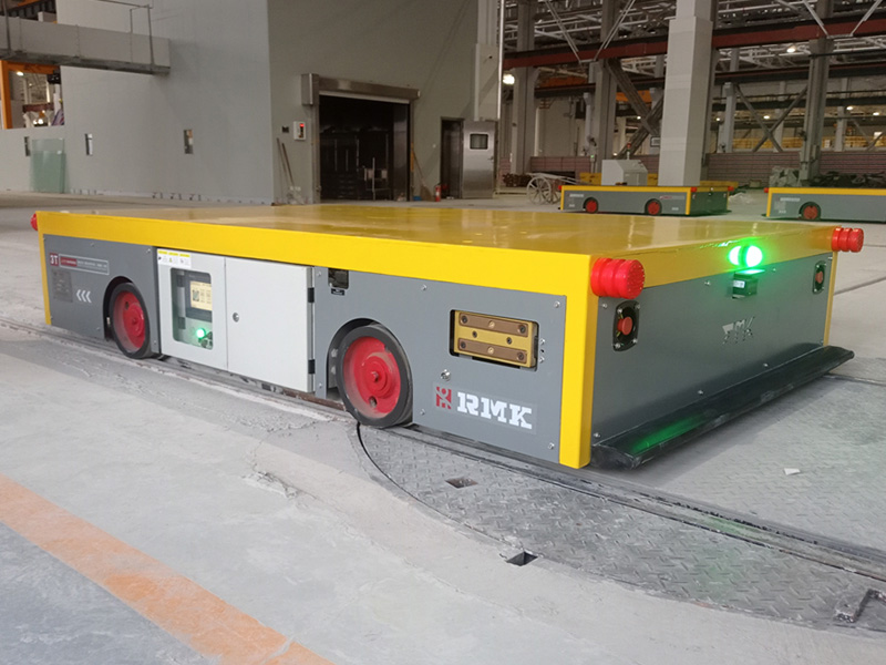 Keranjang pemindahan kereta api automatik RGV untuk pembuatan jentera