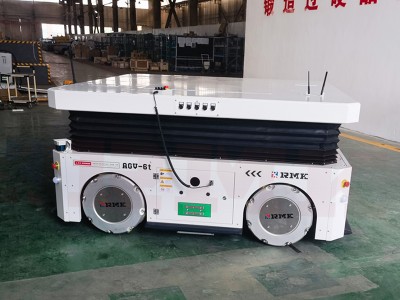 Navigasi hibrid McNamm Wheel AGV