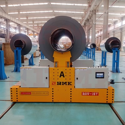 15 ton Bateri bertenaga keluli bobin kereta pemindahan kereta