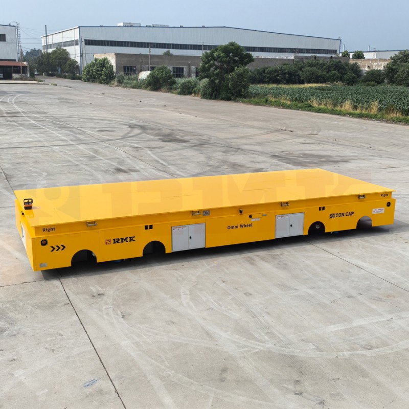 50 Tons Mold Omni-directional Battery Trackless Pemindahan Kereta