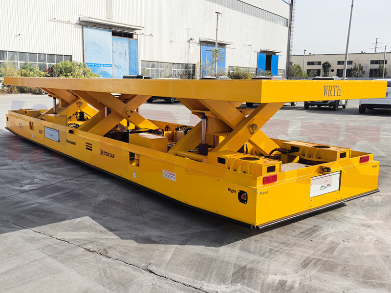 16 Tons Three-Scissor Synchronous Lifting Omniwheel Kereta Pengangkutan