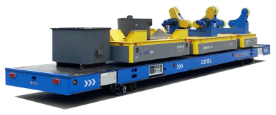 Kereta Pengangkutan Omniwheel Trackless